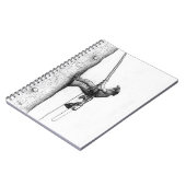 Arb Art Arborist Tree Chirurg Chainsaw Geschenkkar Notizblock (Linke Seite)