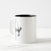 Arb Art Arborist Tree Chirurg Chainsaw Geschenkkar Zweifarbige Tasse (Vorderseite Links)
