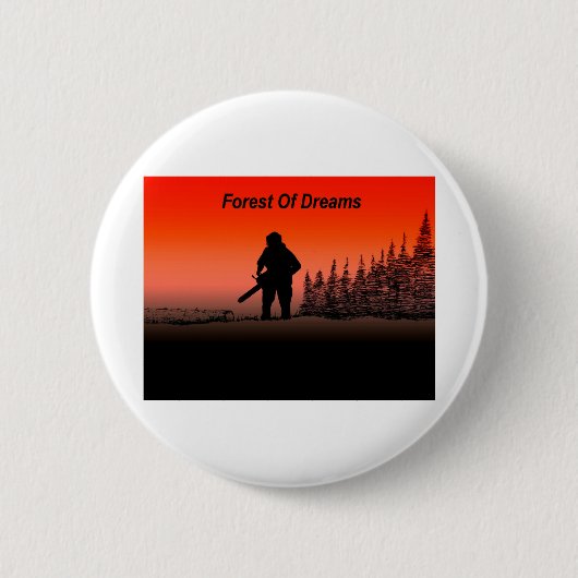 Arb Art Arborist Tree Chirurg Chainsaw Landschaft Button (Vorderseite)