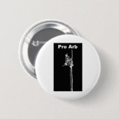 Arb Art Arborist Tree Chirurg Chainsaw Landschaft Button (Vorne & Hinten)