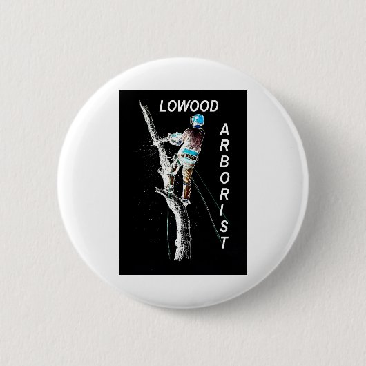 Arb Art Arborist Tree Chirurg Chainsaw Landschaft Button (Vorderseite)