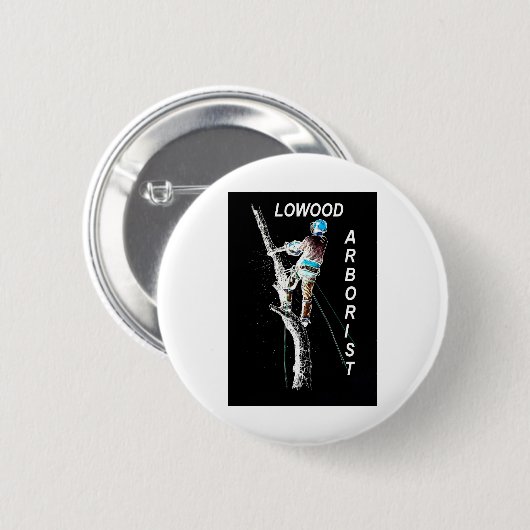 Arb Art Arborist Tree Chirurg Chainsaw Landschaft Button (Vorne & Hinten)