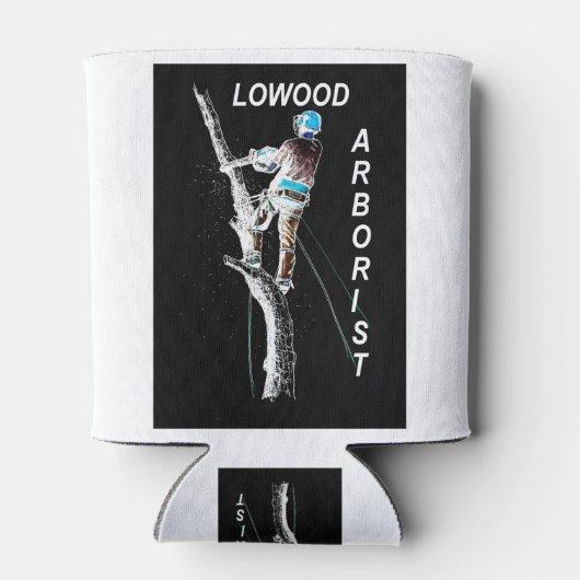 Arb Art Arborist Tree Chirurg Chainsaw Landschaft Dosenkühler (Rückseite)