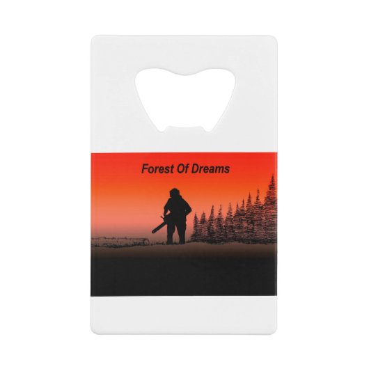 Arb Art Arborist Tree Chirurg Chainsaw Landschaft Geldbeutel Flaschenöffner (Vorderseite)