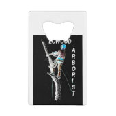 Arb Art Arborist Tree Chirurg Chainsaw Landschaft Geldbeutel Flaschenöffner (Vorderseite)