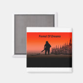 Arb Art Arborist Tree Chirurg Chainsaw Landschaft Magnet (Vorderseite/Rückseite)