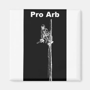 Arb Art Arborist Tree Chirurg Chainsaw Landschaft Magnet