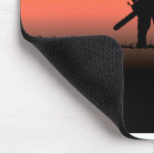 Arb Art Arborist Tree Chirurg Chainsaw Landschaft Mousepad (Ecke)