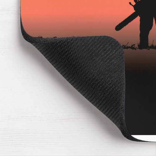 Arb Art Arborist Tree Chirurg Chainsaw Landschaft Mousepad (Ecke)