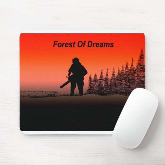 Arb Art Arborist Tree Chirurg Chainsaw Landschaft Mousepad (Mit Mouse)