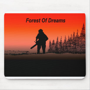 Arb Art Arborist Tree Chirurg Chainsaw Landschaft Mousepad