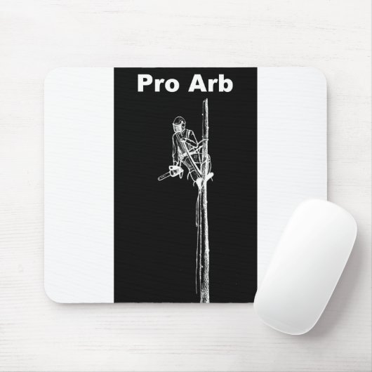 Arb Art Arborist Tree Chirurg Chainsaw Landschaft Mousepad (Mit Mouse)