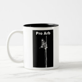 Arb Art Arborist Tree Chirurg Chainsaw Landschaft Zweifarbige Tasse