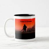 Arb Art Arborist Tree Chirurg Chainsaw Landschaft Zweifarbige Tasse (Links)