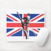 Arb Art Arborist Tree Surgeon Chainsaw Mousepad (Mit Mouse)
