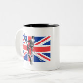 Arb Art Arborist Tree Surgeon Chainsaw Zweifarbige Tasse (Vorderseite Links)