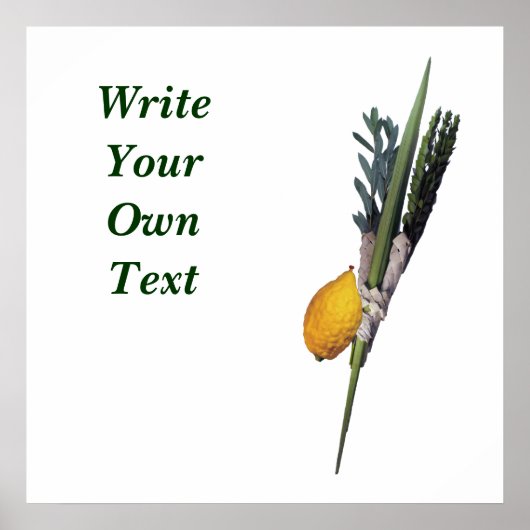 Arba Minim (4 Arten) Poster (Vorne)