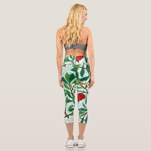 Arbatus by William Morris Capri Leggings (Rückseite)