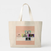 Arbeit an der Stiftung Wellness Totasche Jumbo Stoffbeutel (Rückseite)