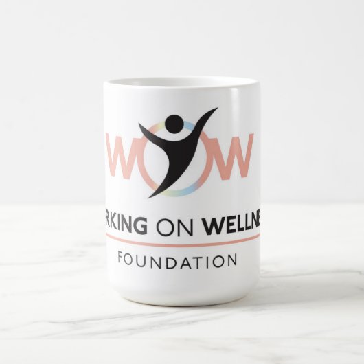 Arbeit an der Wellness-Tasse Kaffeetasse (Mittel)