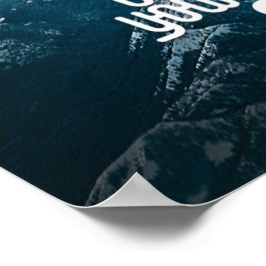 Arbeit an sich selbst härter - Gesetz der Anziehun Poster (Ecke)