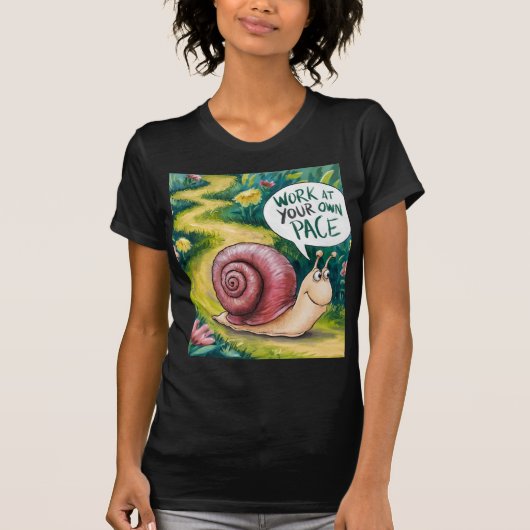 ARBEIT AUF EIGENEM WEG T-Shirt (Vorderseite)