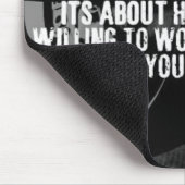 ARBEIT - Bodybuilding Workout Motivierend Mousepad (Ecke)