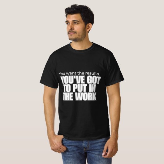 Arbeit einbringen T-Shirt (Vorne ganz)