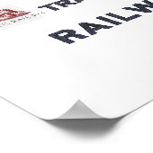 Arbeit für den Onkel Sam - als Eisenbahnpostalbeam Poster (Ecke)