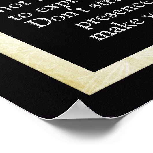 Arbeit für einen Zweck — Kunstdruck Poster (Ecke)