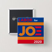 Arbeit für Joe 2020 Button (Vorne & Hinten)