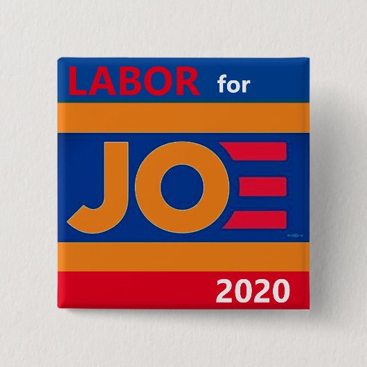 Arbeit für Joe 2020 Button (Vorderseite)