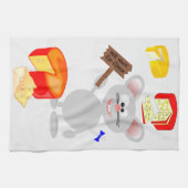 Arbeit für Käse Küchentuch (Horizontal)