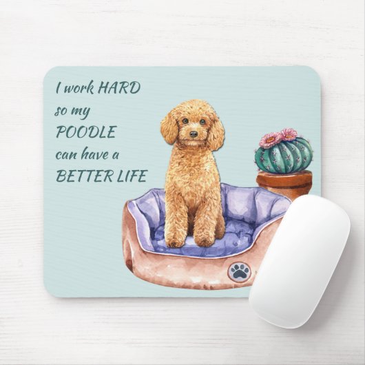 Arbeit für mein Poodle Mousepad (Mit Mouse)