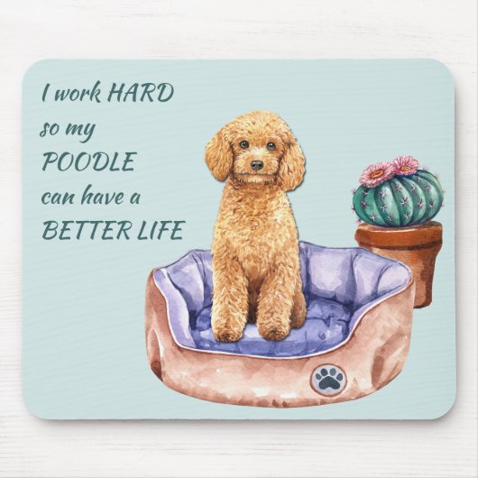 Arbeit für mein Poodle Mousepad (Vorne)