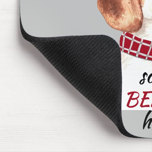Arbeit für meinen Beagle Mousepad (Ecke)
