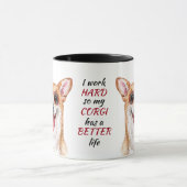Arbeit für meinen Corgi Hund Tasse (Zentrum)