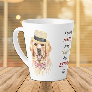 Arbeit für meinen Goldenen Retriever Milchtasse