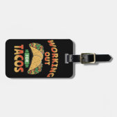 Arbeit für Tacos Gepäckanhänger (Vorderseite horizontal)