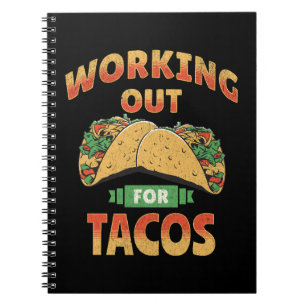Arbeit für Tacos Notizblock