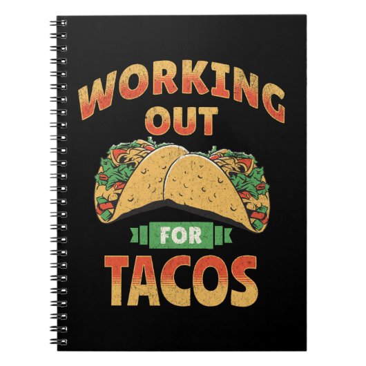 Arbeit für Tacos Notizblock (Vorderseite)