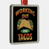 Arbeit für Tacos Ornament Aus Metall (Rechts)