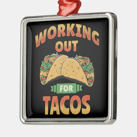 Arbeit für Tacos Ornament Aus Metall (Links)