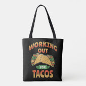 Arbeit für Tacos Tasche (Rückseite)