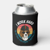 ARBEIT HARD HOUND DOSENKÜHLER (Kanne Vorderseite)