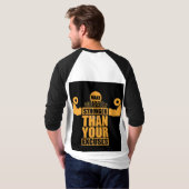 Arbeit hart, Bleibe Humble" T - Shirt (Schwarz voll)