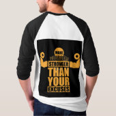 Arbeit hart, Bleibe Humble" T - Shirt (Rückseite)