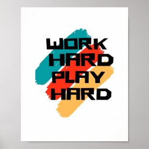 Arbeit hart für Arbeitnehmer - Arbeitstag Poster