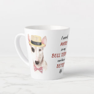 Arbeit hart für meine Bull Terrier Milchtasse