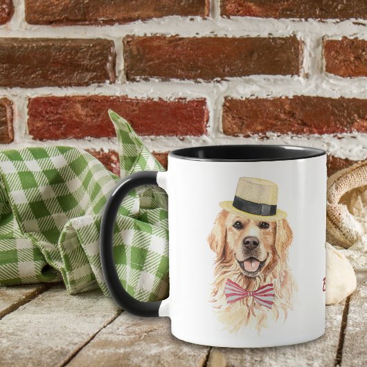 Arbeit hart für meinen Goldenen Retriever Tasse